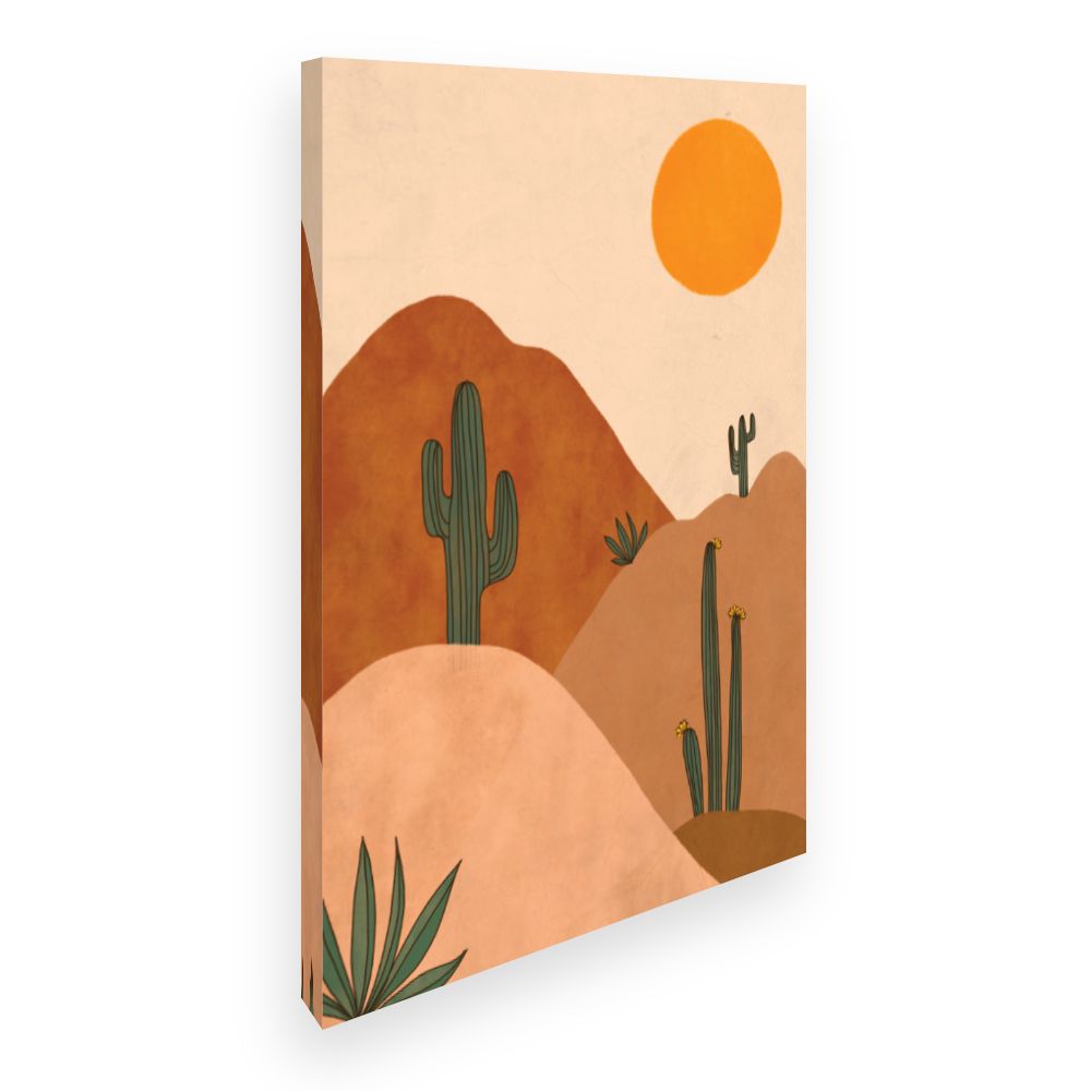 Toile Paysage désertique serein