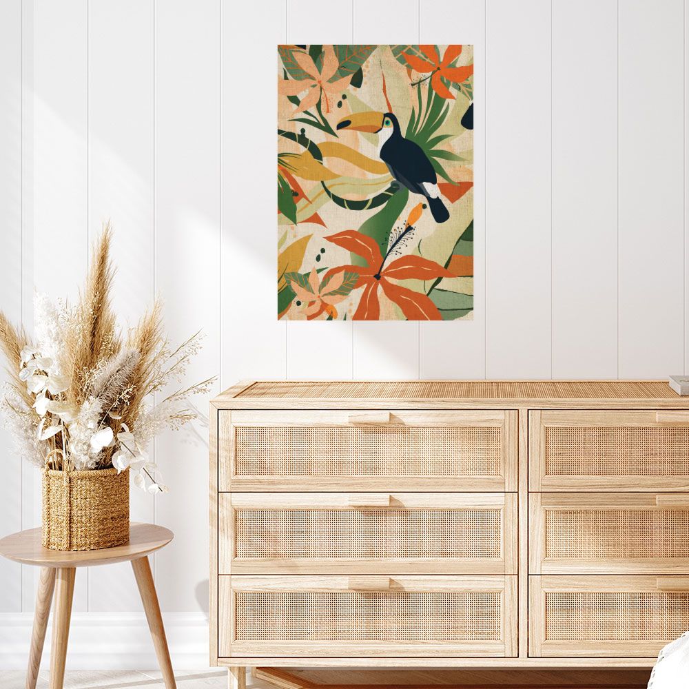 Affiche Toucan tropical