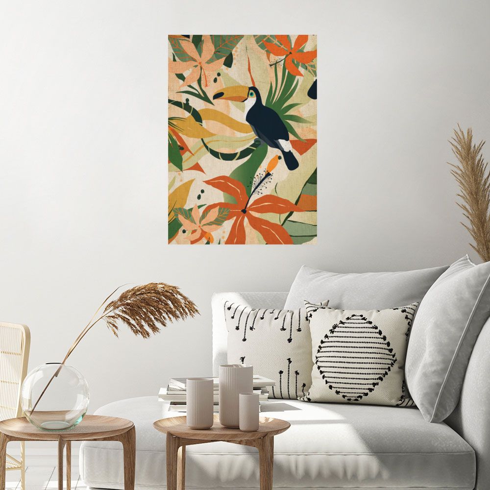 Affiche Toucan tropical