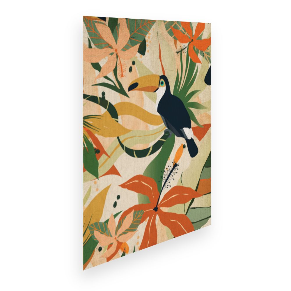 Affiche Toucan tropical
