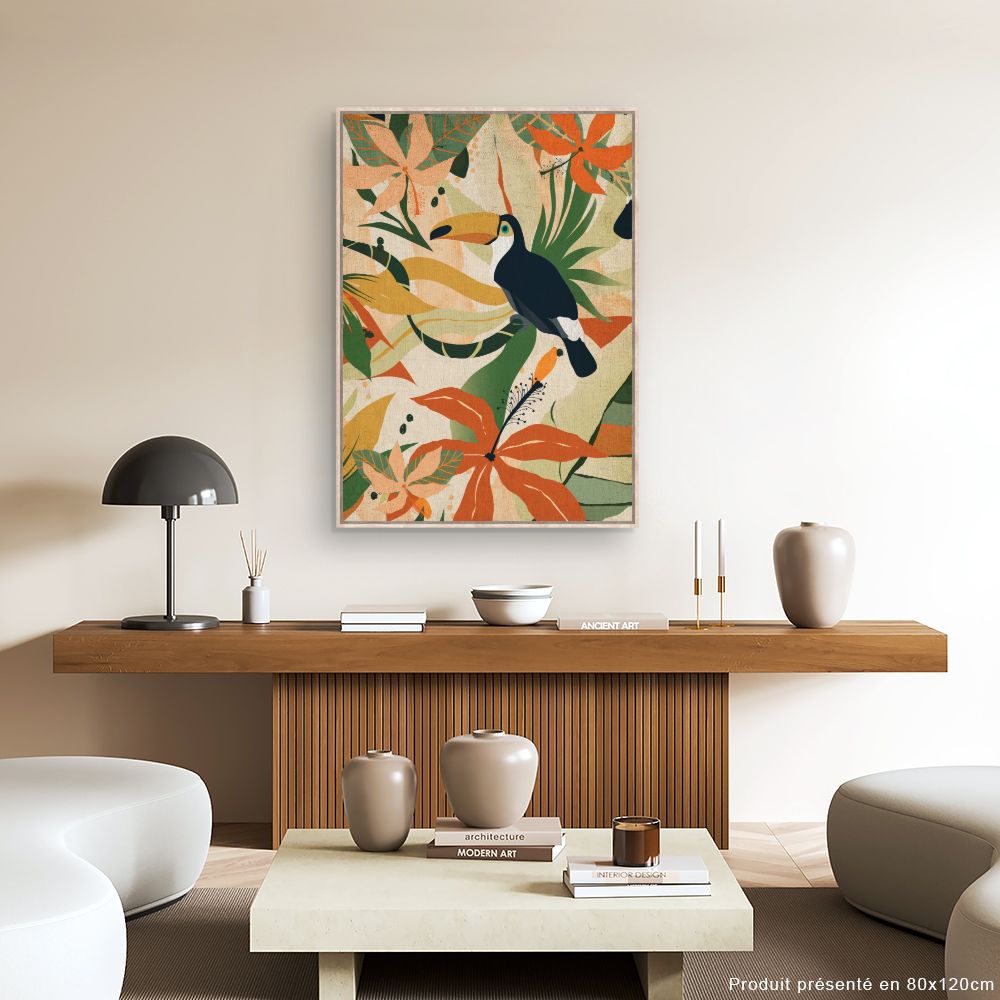 Tableau Jungle exotique