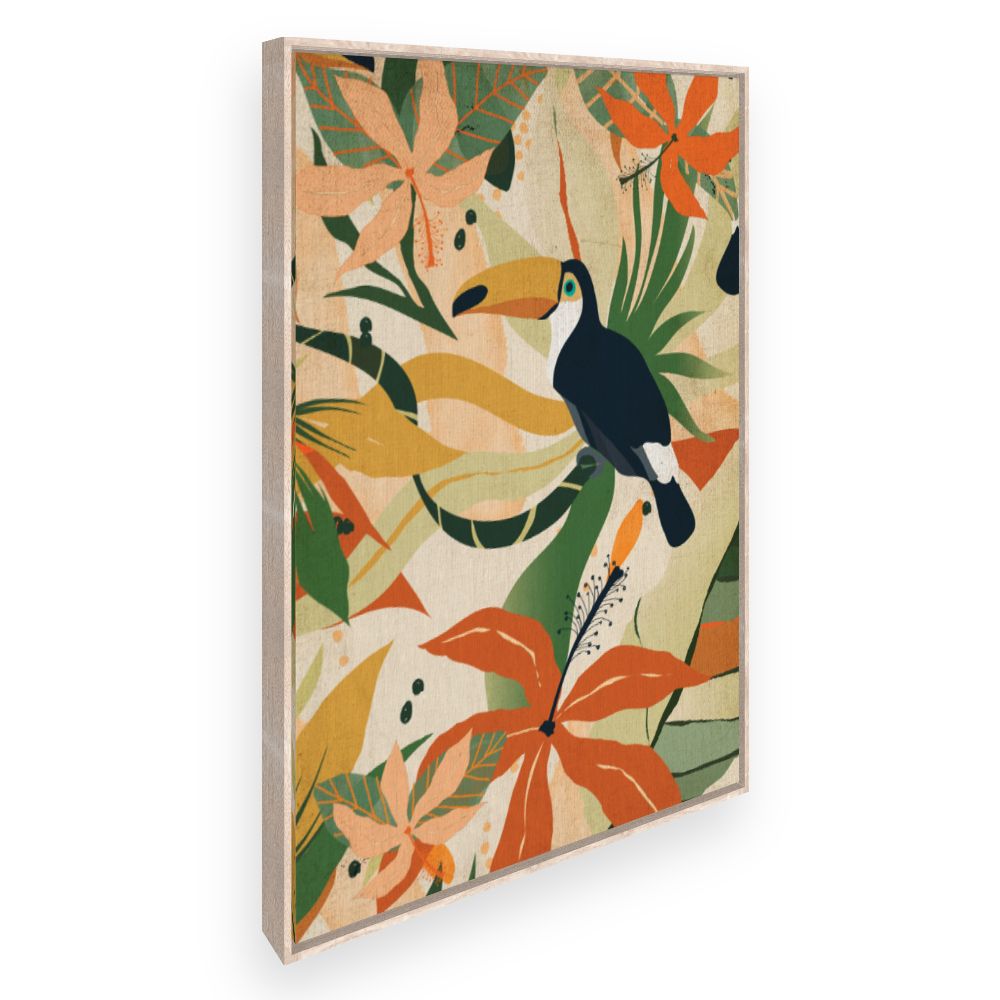 Toile Jungle exotique