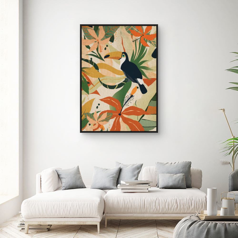 Tableau Jungle exotique