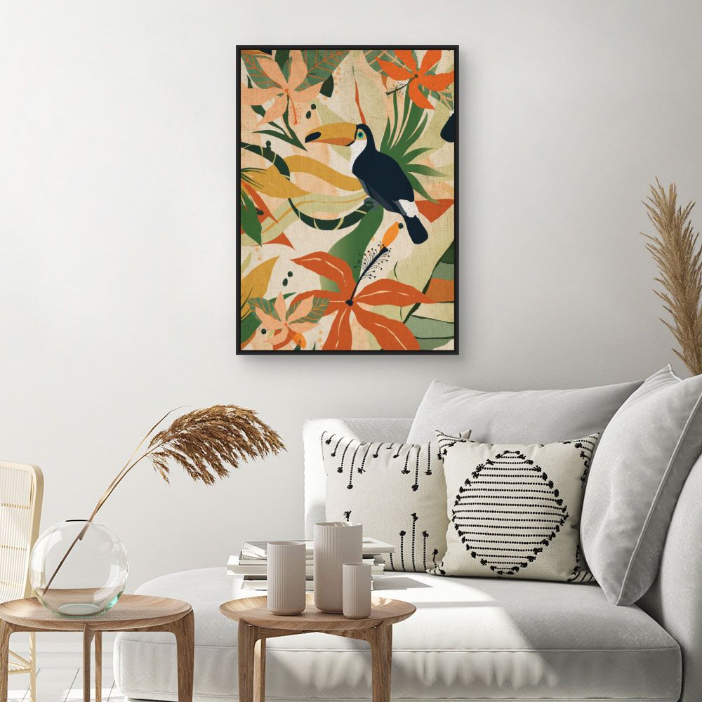 Tableau Jungle exotique