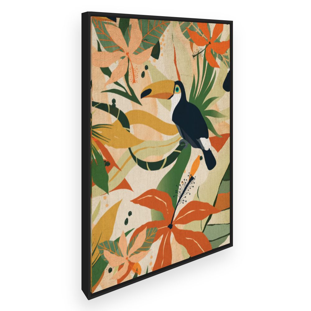 Toile Jungle exotique