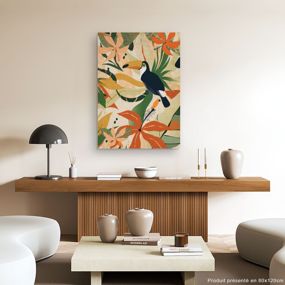 Tableau Jungle exotique