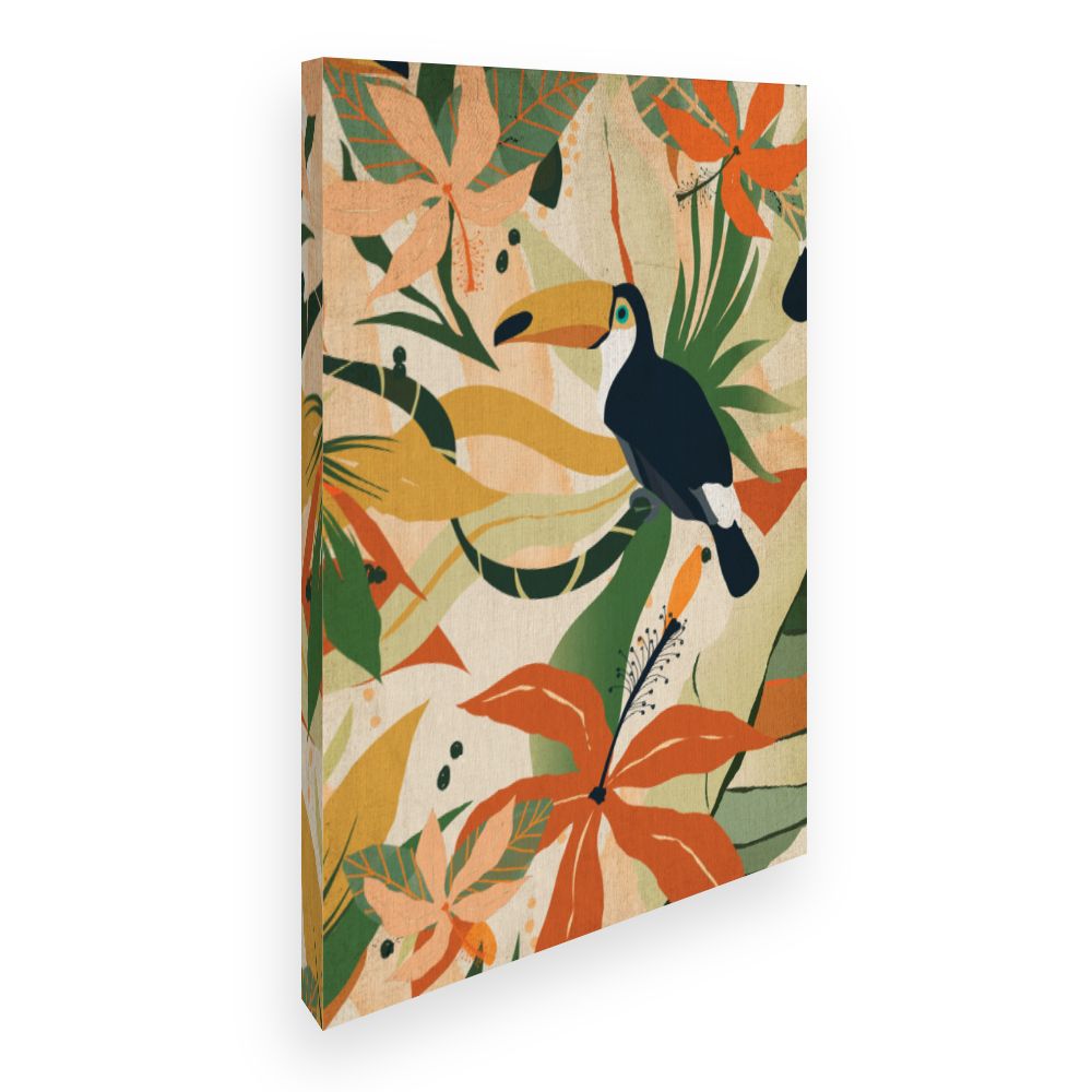Toile Jungle exotique