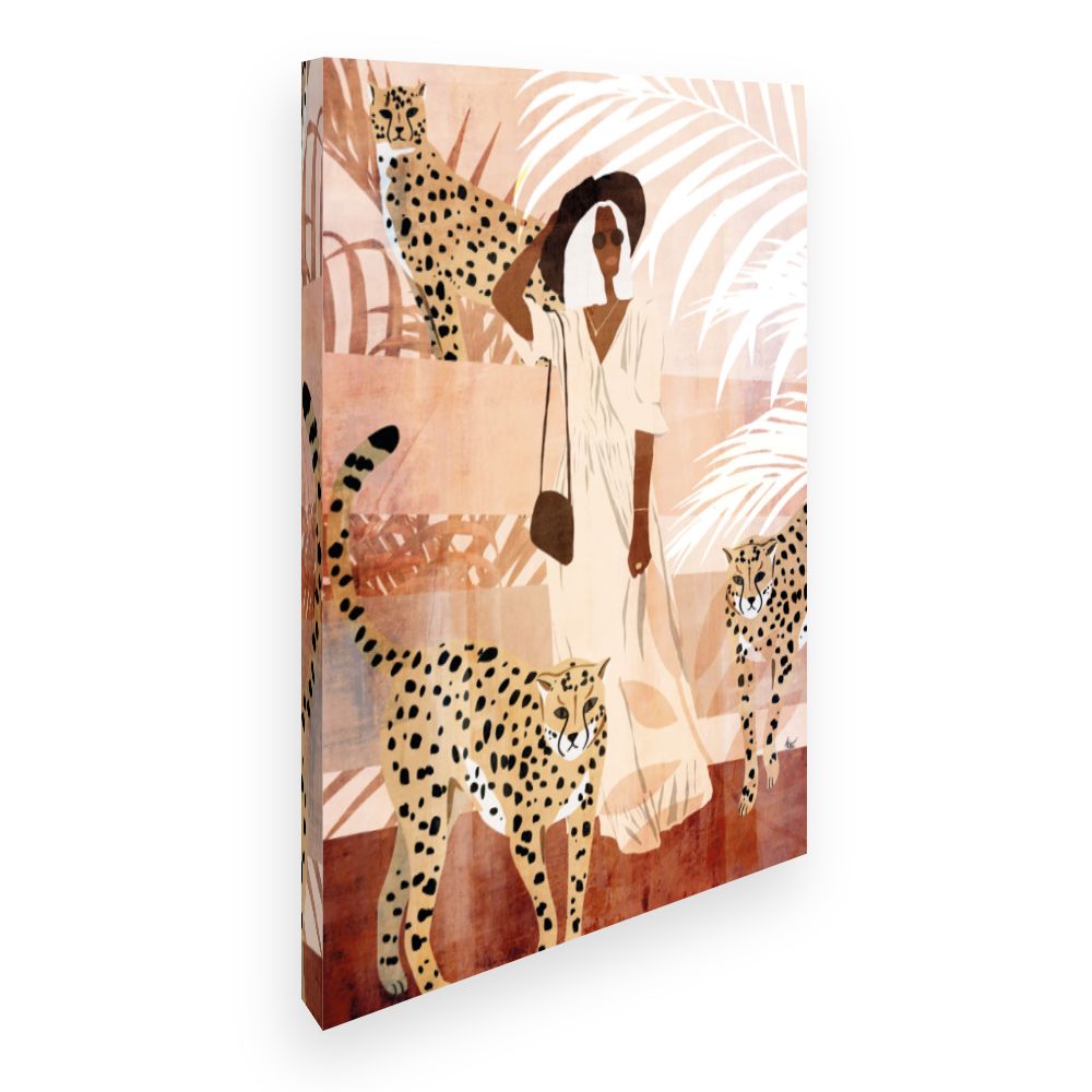 Toile Élégance sauvage