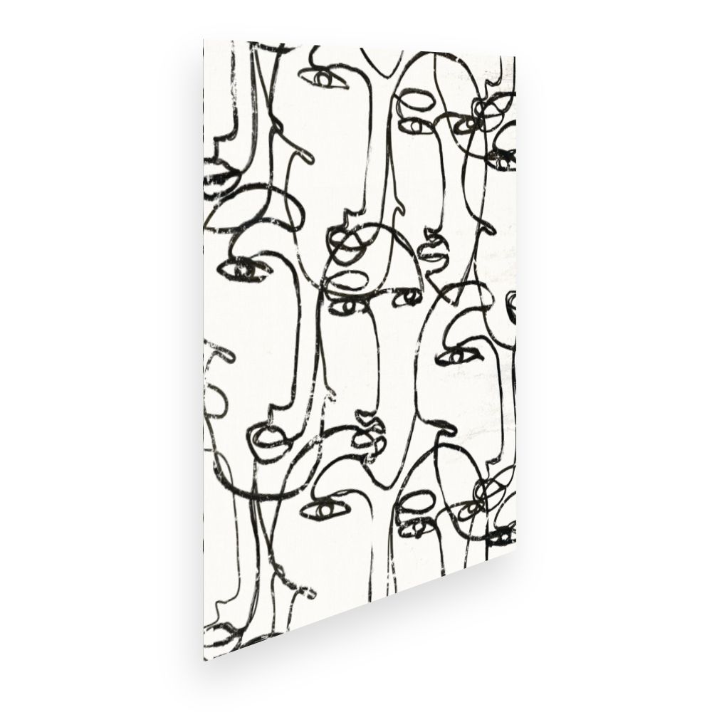 Affiche Visages abstraits