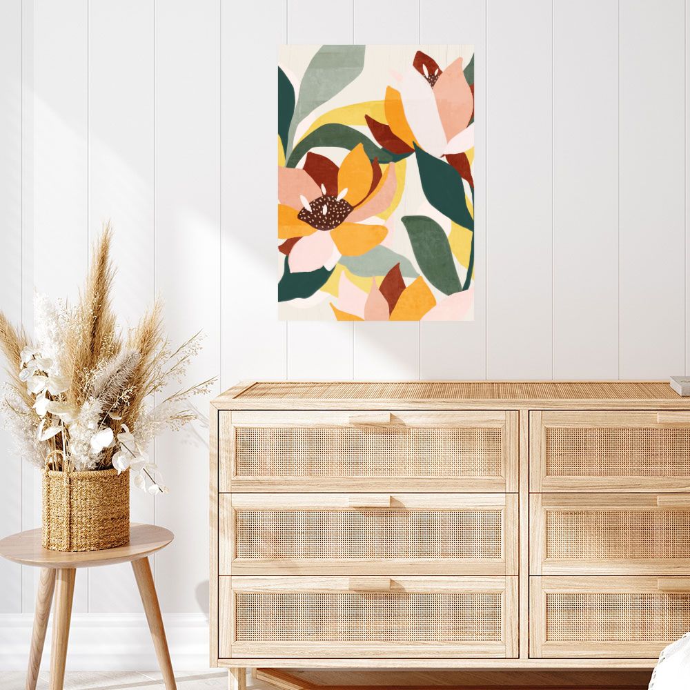 Affiche Fleurs vibrantes