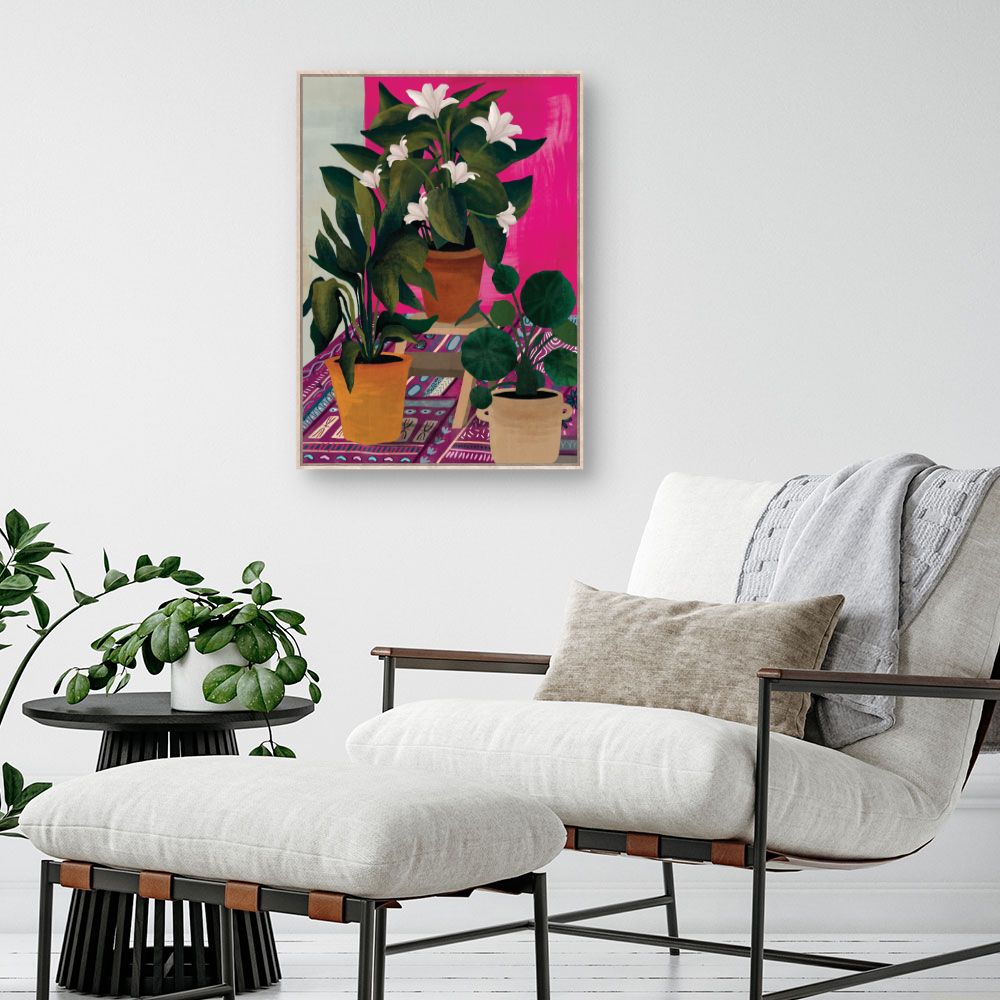 Tableau Plantes exotiques vibrantes