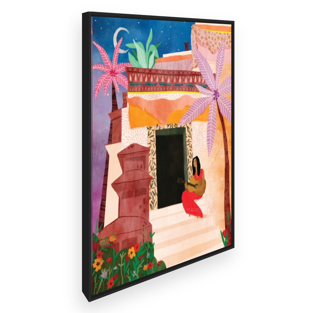 Toile Évasion exotique