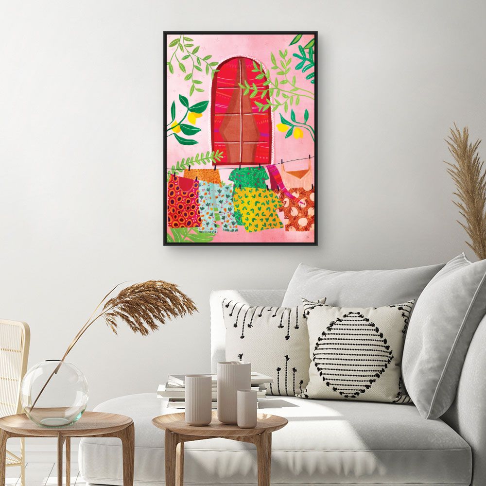 Tableau Jardin coloré