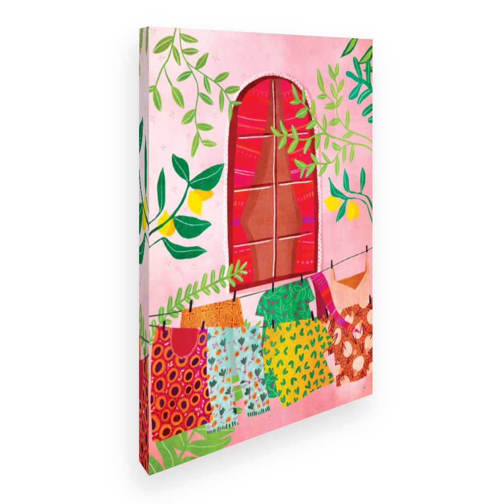 Toile Jardin coloré