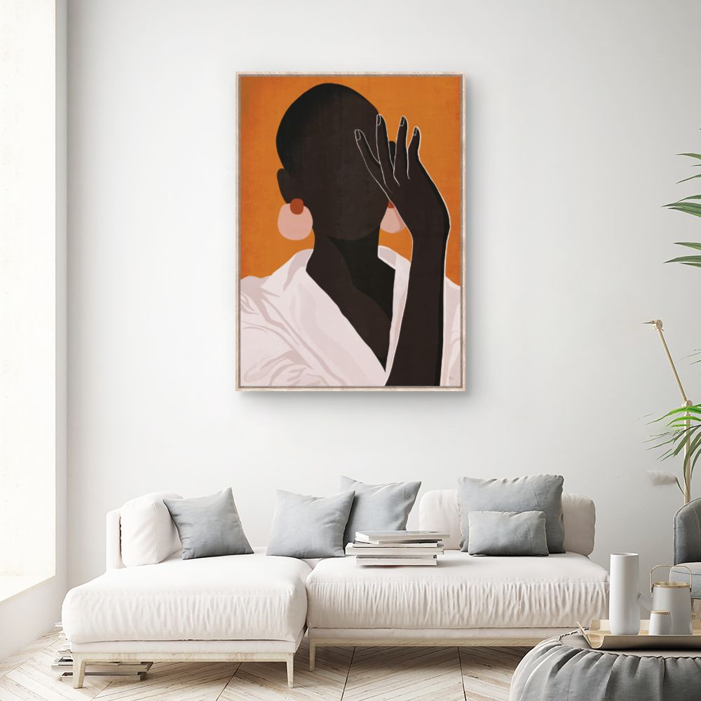 Tableau Portrait minimaliste élégant