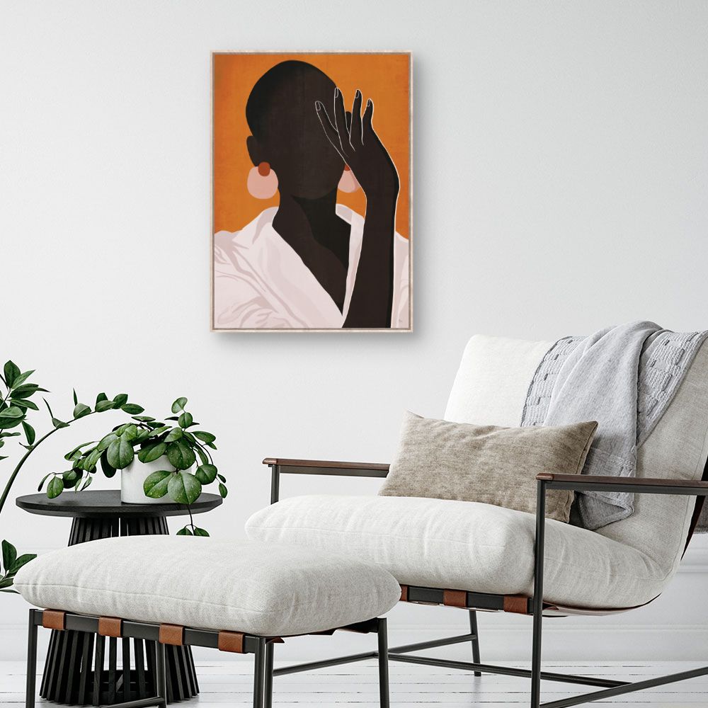 Tableau Portrait minimaliste élégant
