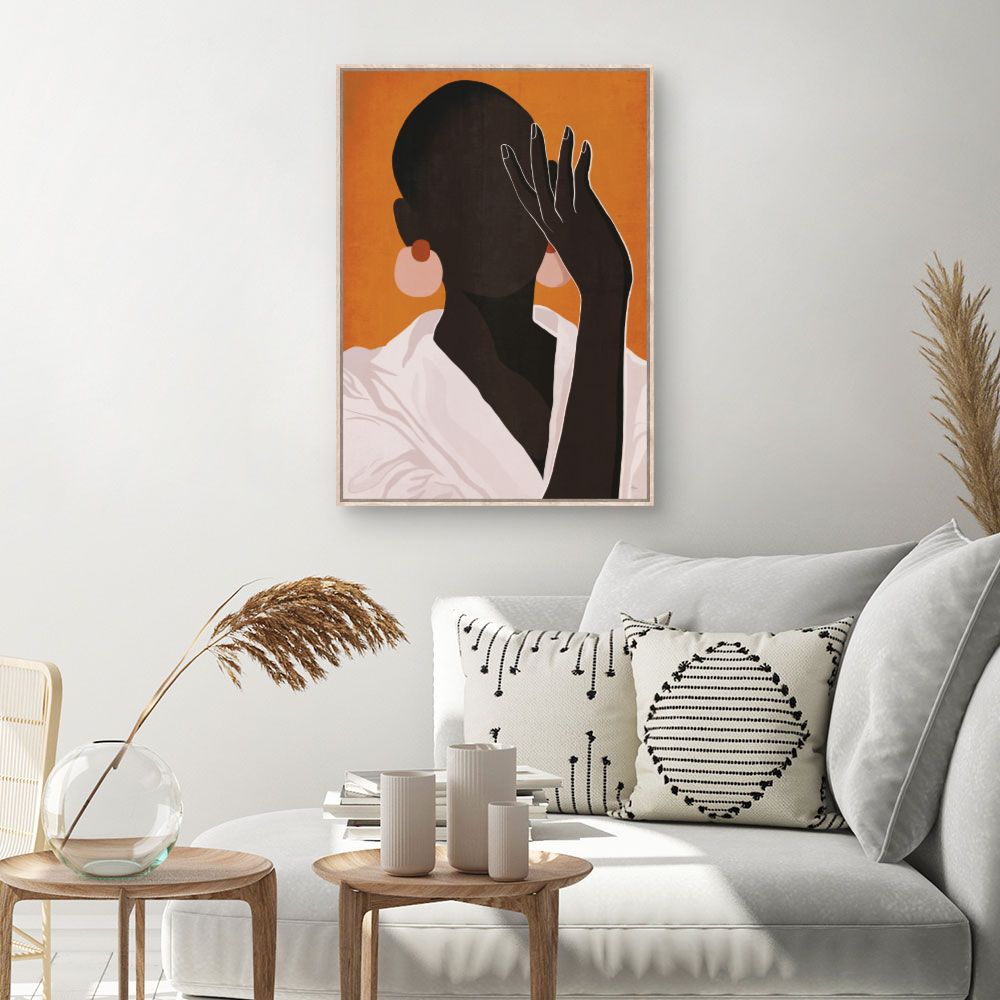 Tableau Portrait minimaliste élégant