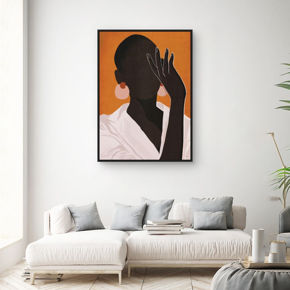 Tableau Portrait minimaliste élégant