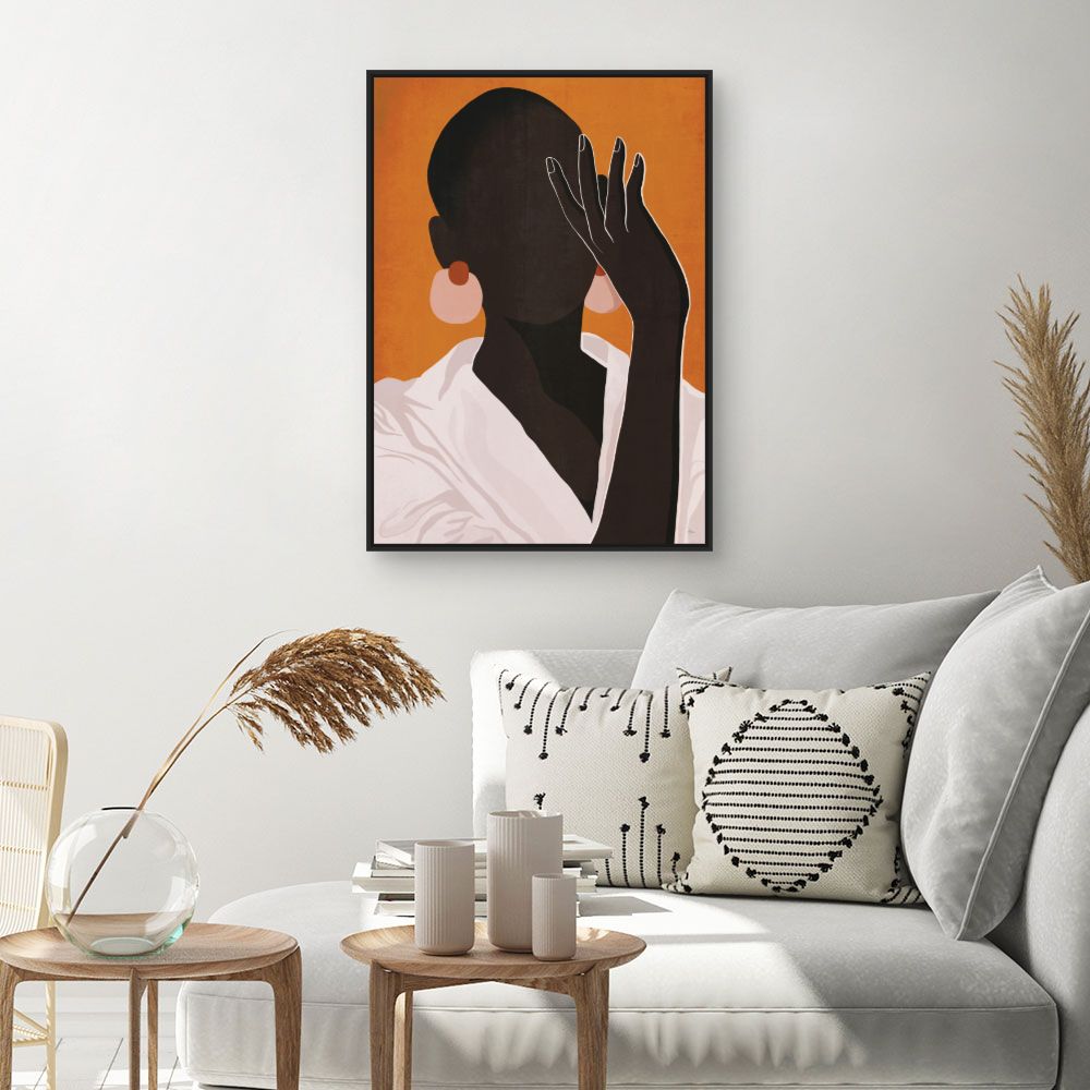 Tableau Portrait minimaliste élégant