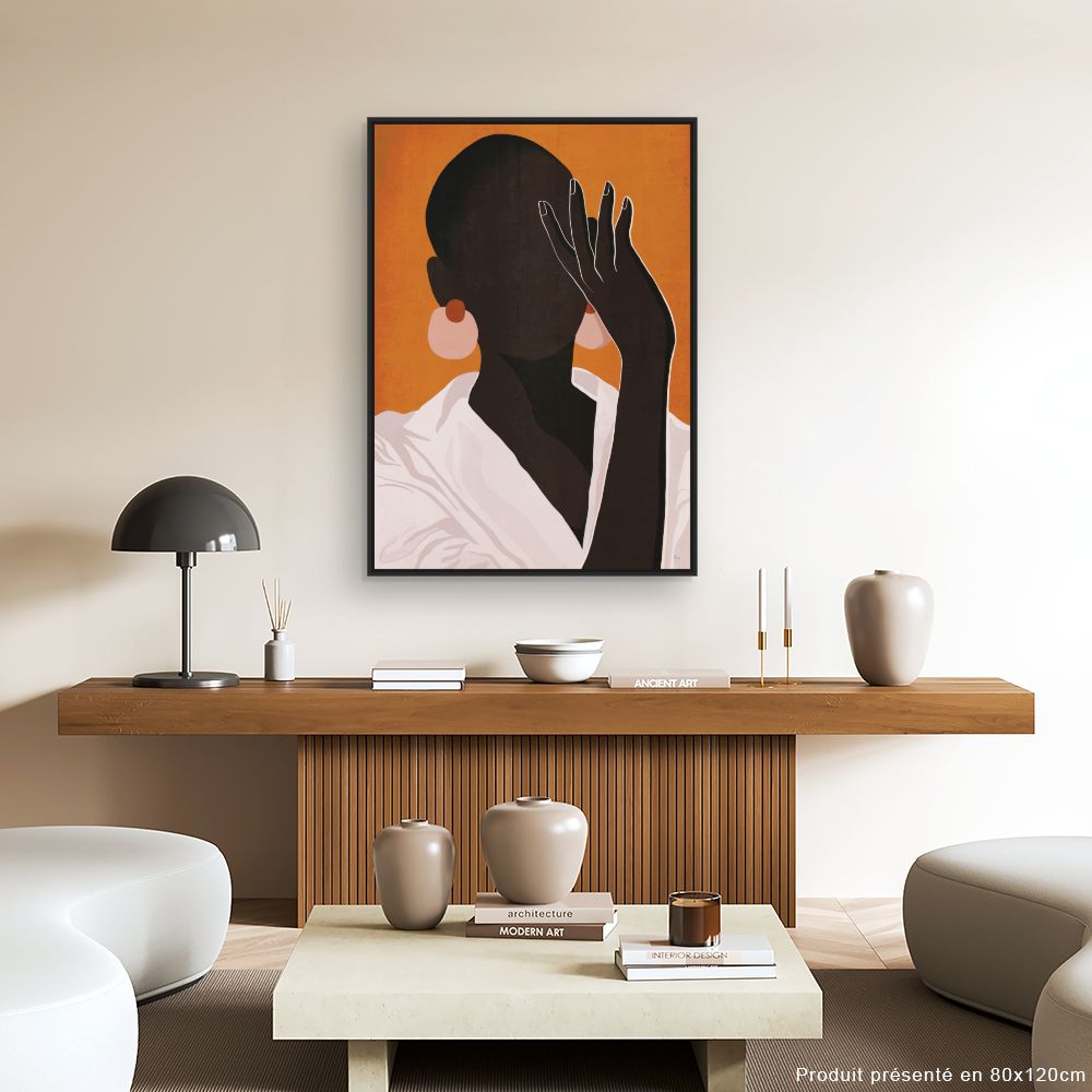 Tableau Portrait minimaliste élégant