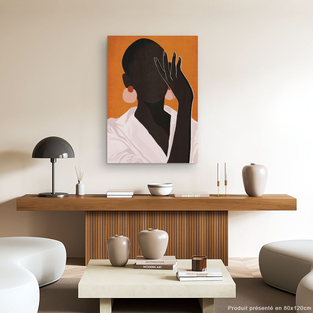 Tableau Portrait minimaliste élégant