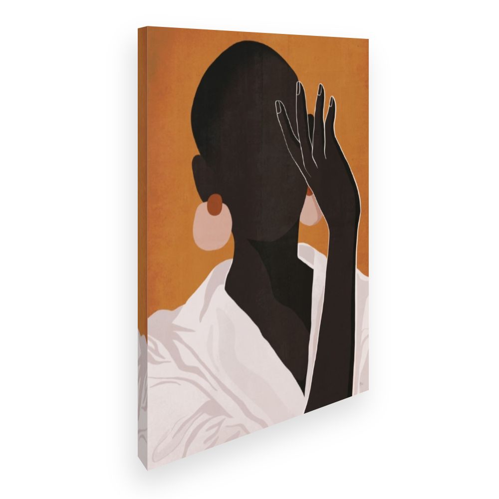Toile Portrait minimaliste élégant