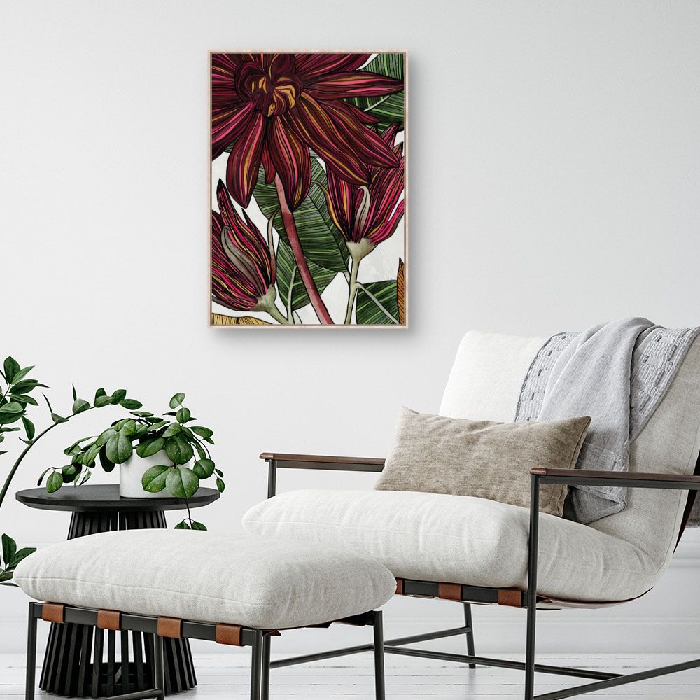 Tableau Floral vibrant