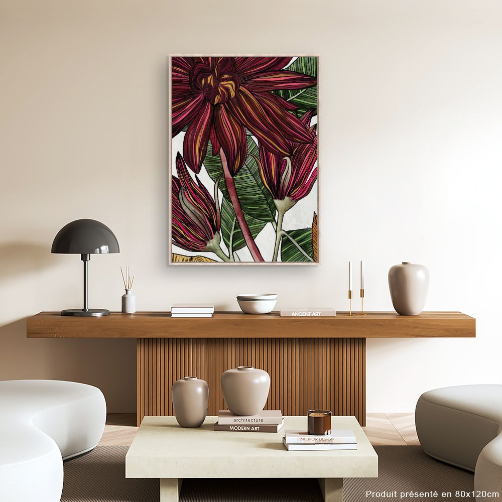 Tableau Floral vibrant