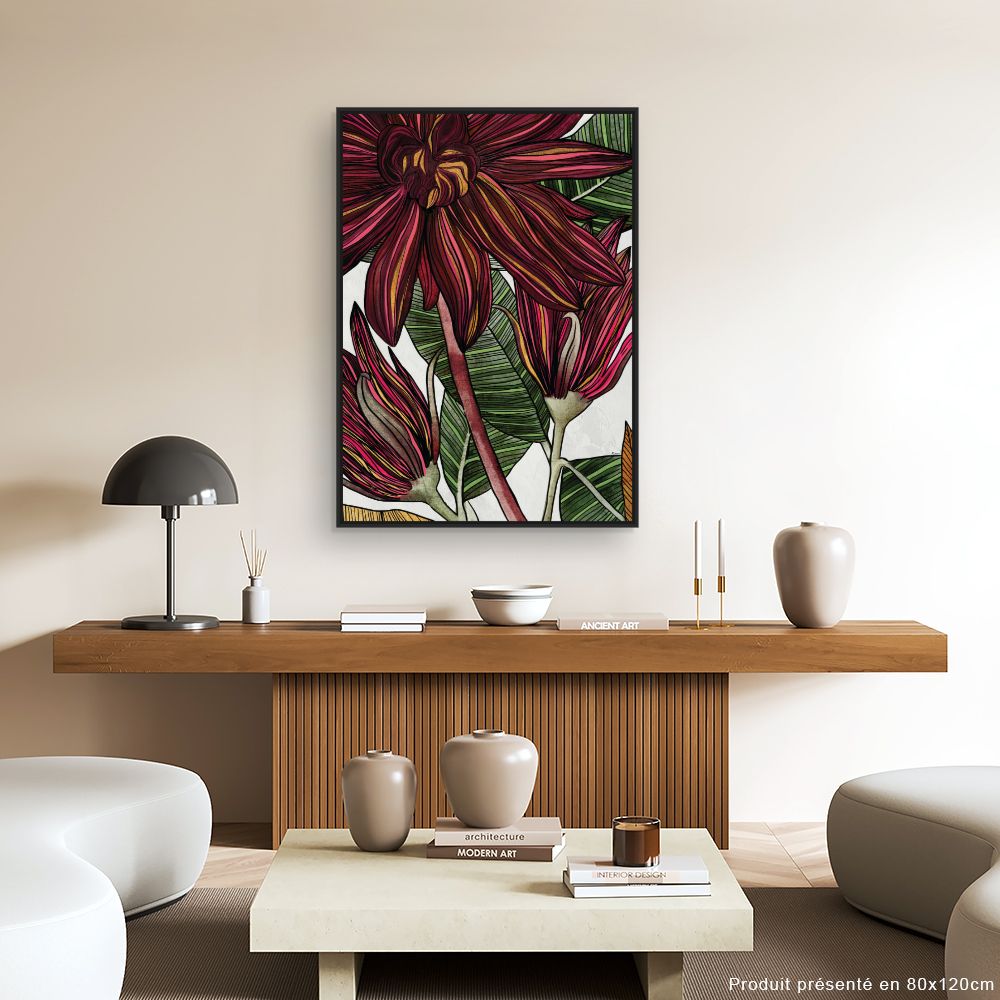 Tableau Floral vibrant