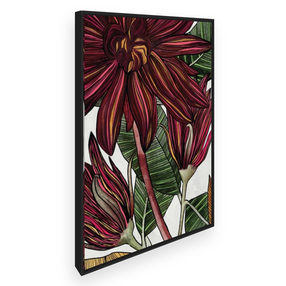 Toile Floral vibrant