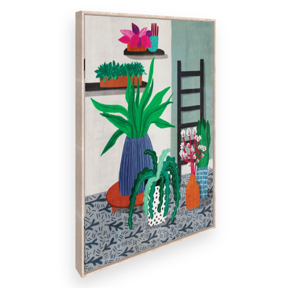 Toile Plantes vibrantes
