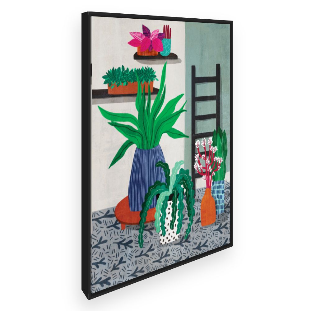 Toile Plantes vibrantes