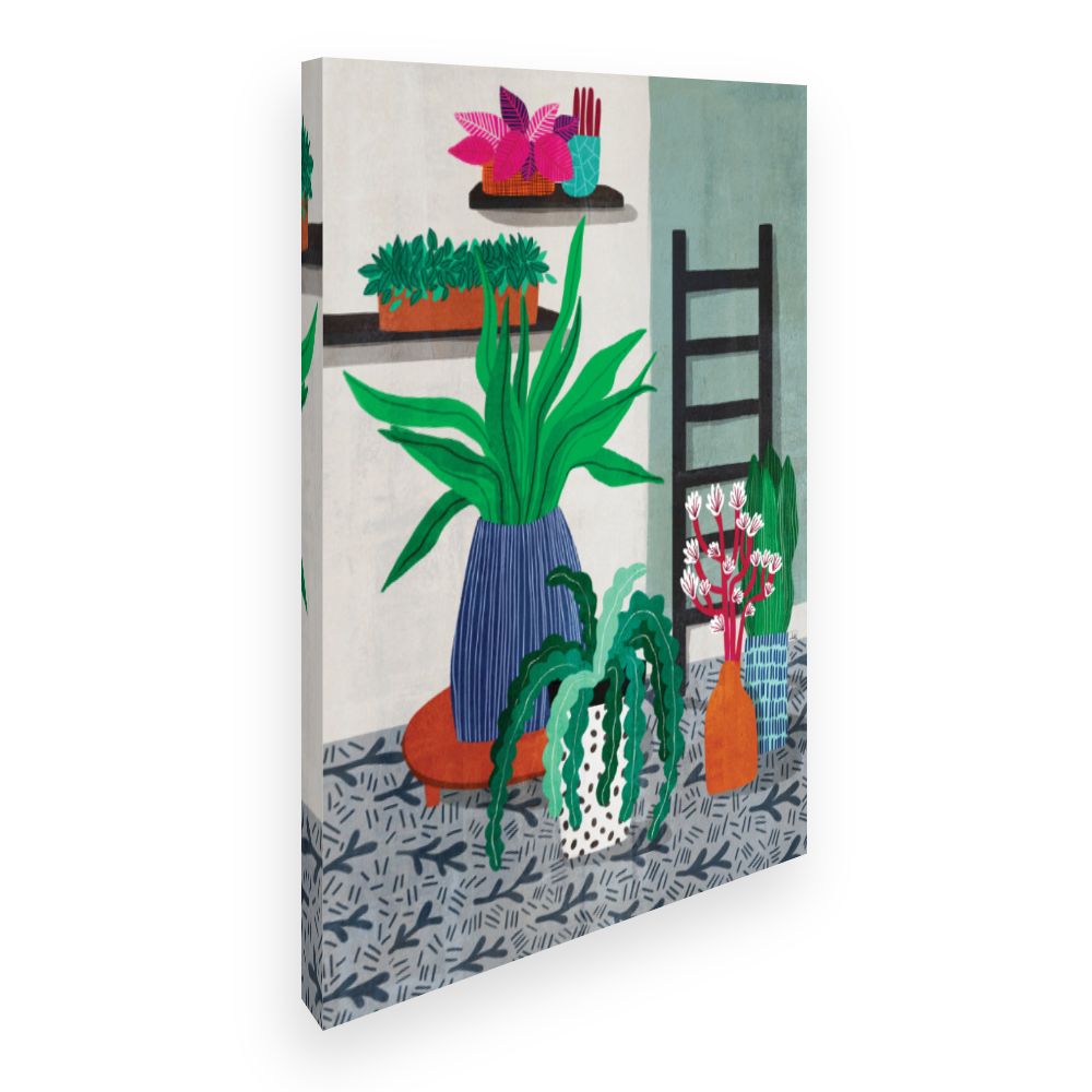 Toile Plantes vibrantes