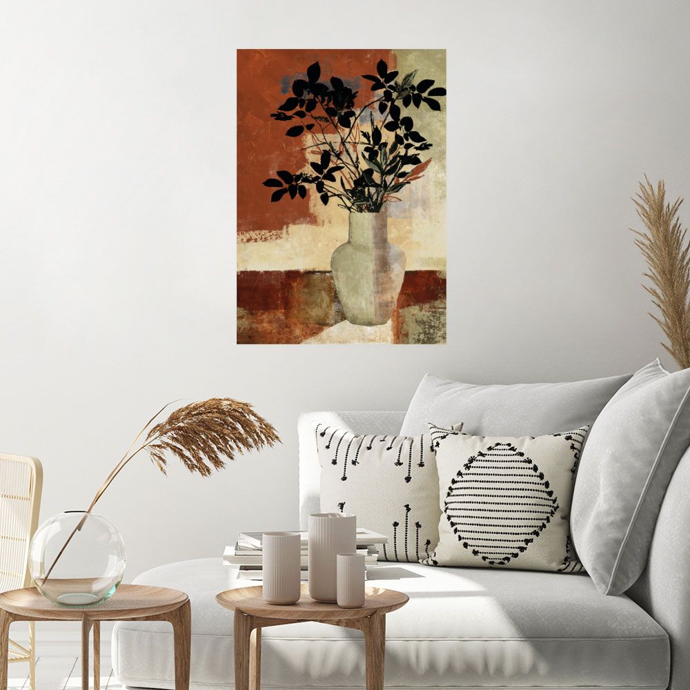 Affiche Vase floral élégant