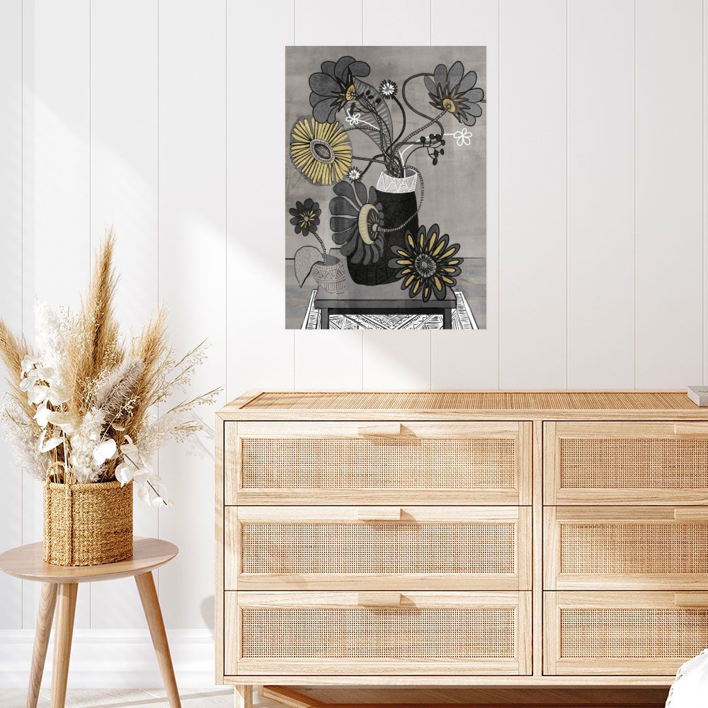 Affiche Fleurs modernes