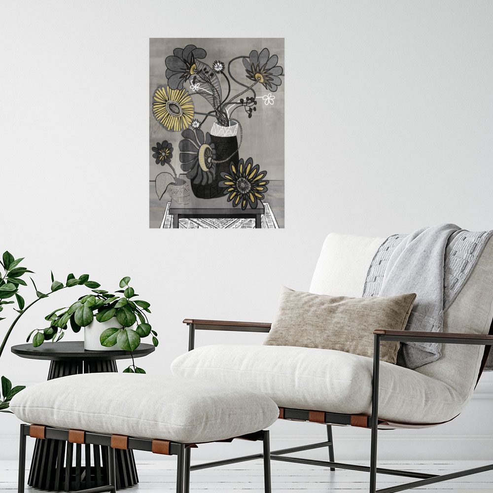 Affiche Fleurs modernes