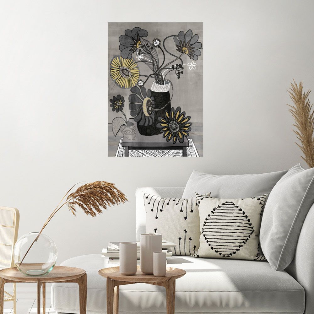 Affiche Fleurs modernes