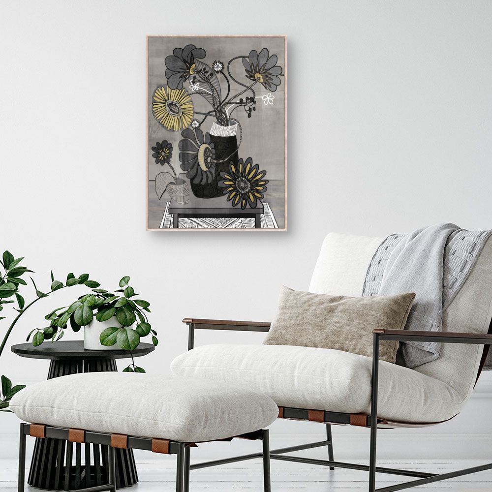 Tableau Fleurs oniriques