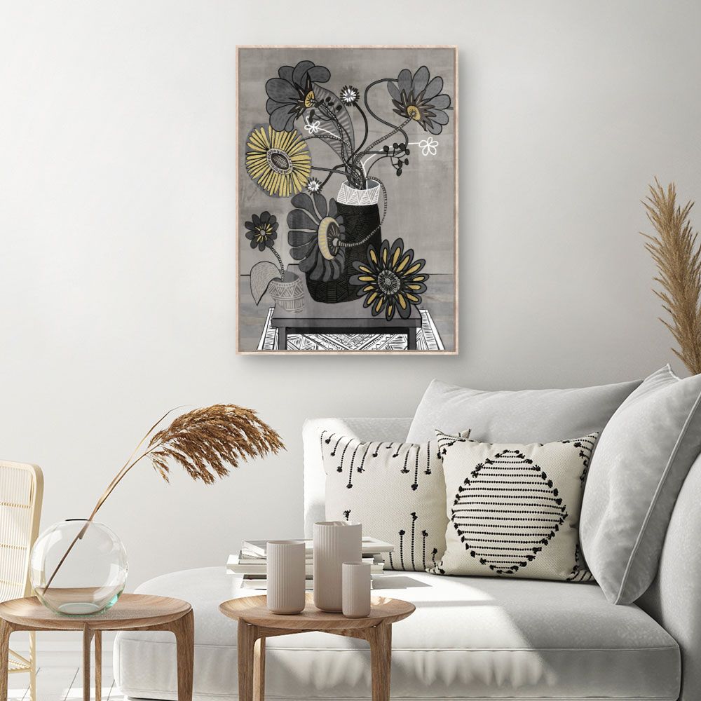 Tableau Fleurs oniriques