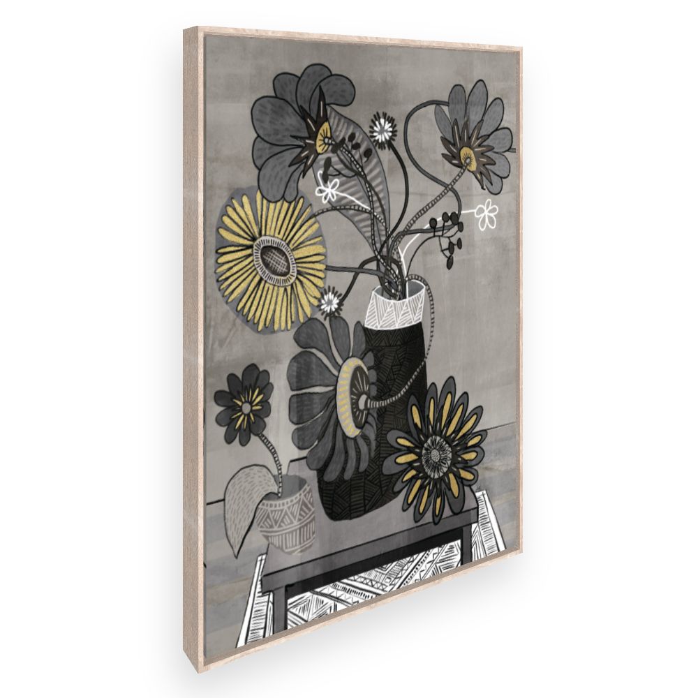 Toile Fleurs oniriques