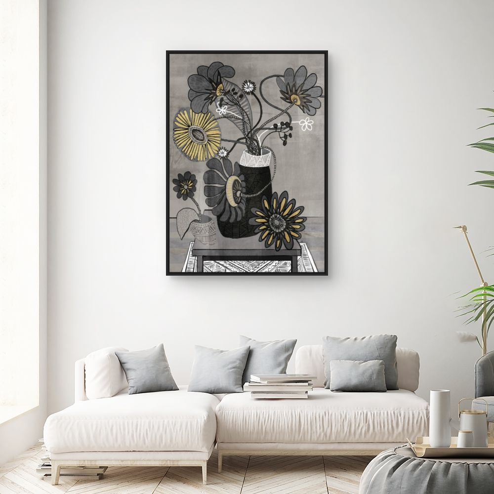Tableau Fleurs oniriques