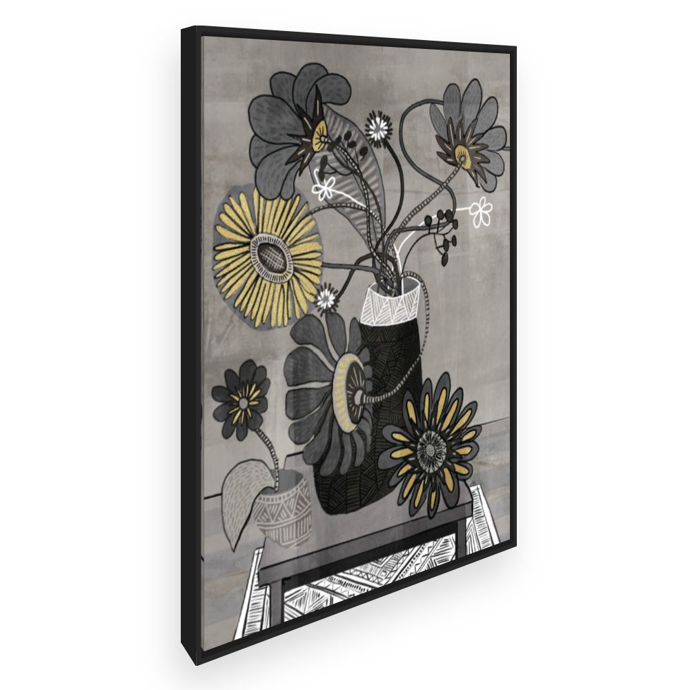 Toile Fleurs oniriques