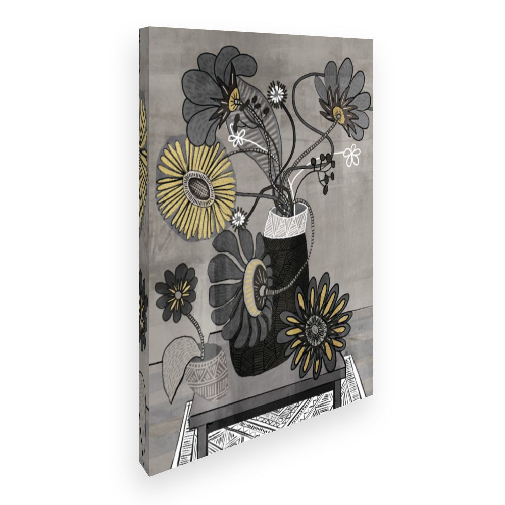 Toile Fleurs oniriques