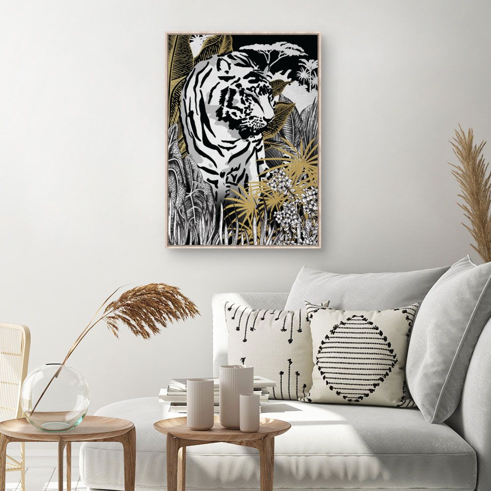 Tableau Tigre majestueux