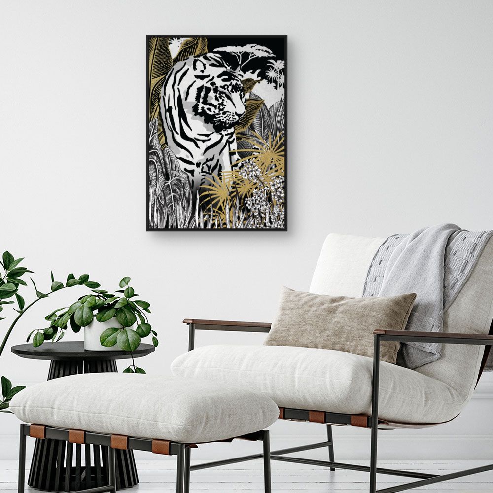 Tableau Tigre majestueux