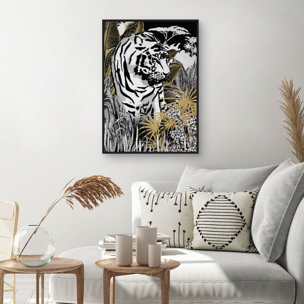 Tableau Tigre majestueux