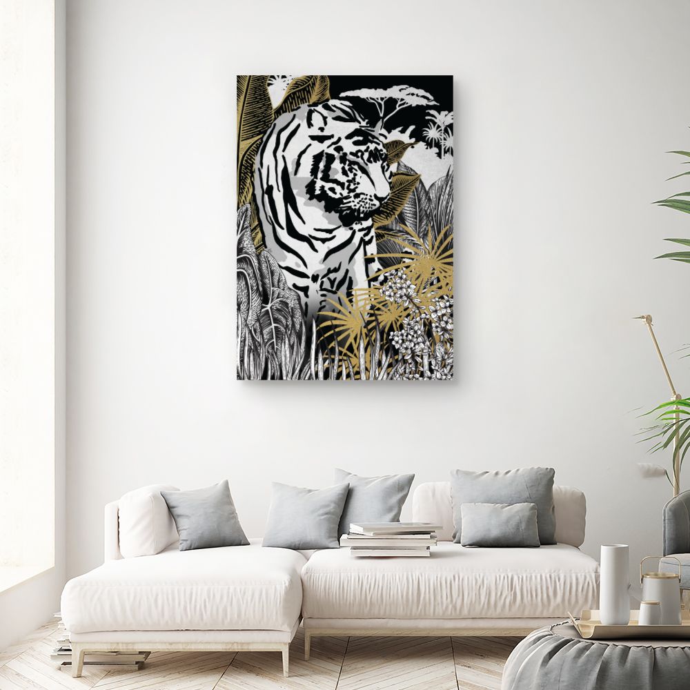 Tableau Tigre majestueux