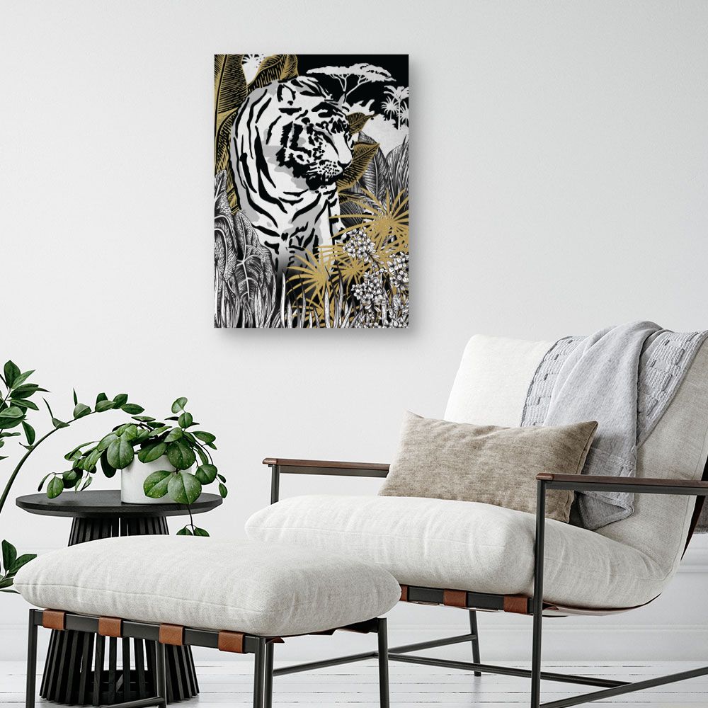 Tableau Tigre majestueux