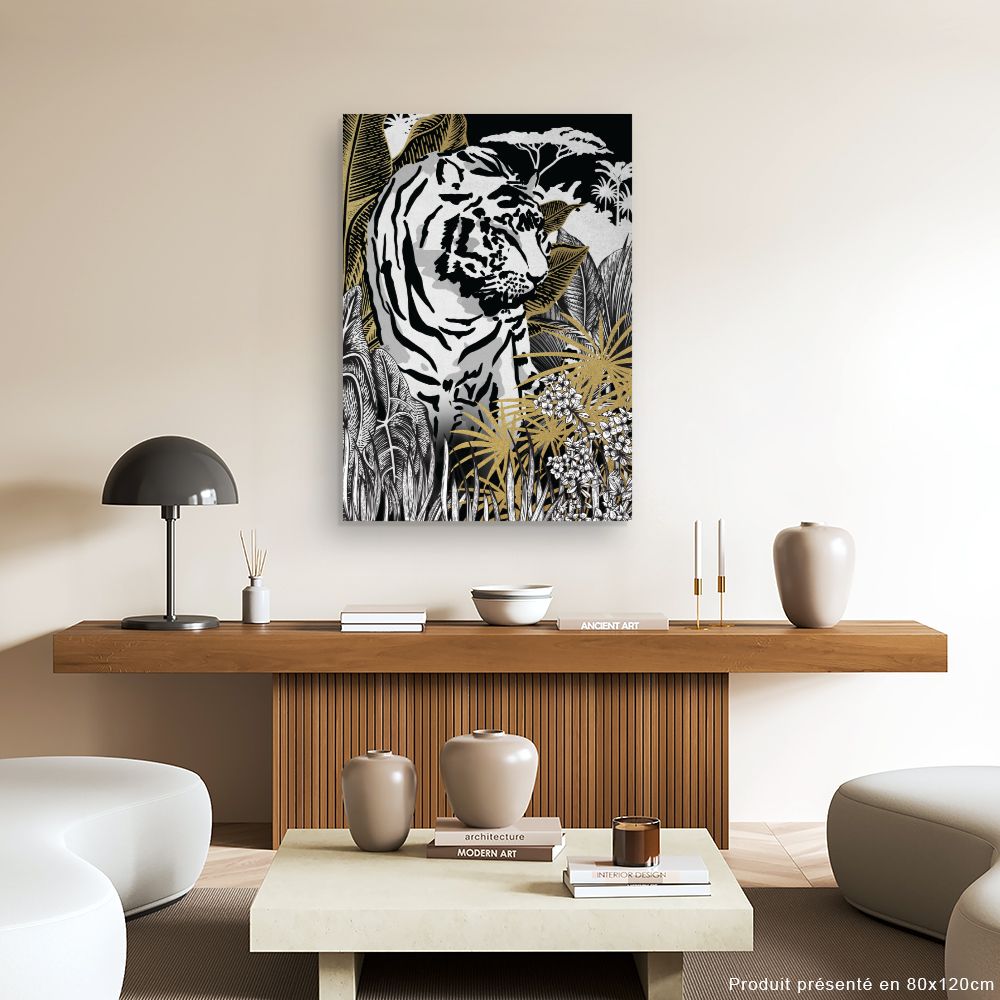 Tableau Tigre majestueux