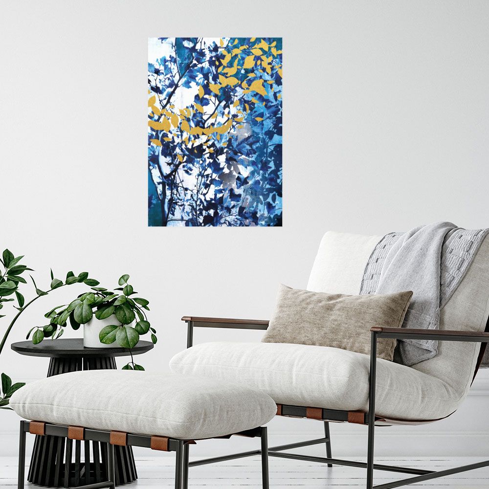 Affiche Feuillage doré vibrant